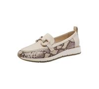 Tamaris Damen Sneaker Slip on beige (BEIGE Snake), 38