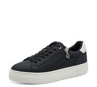 Tamaris Damen Sneaker Synthetik | 1-23313-41 - Schnürung, Easy In, herausnehmbares Fußbett, flache Sohle