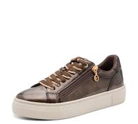 Tamaris Damen Sneaker Synthetik, braun, 39 EU