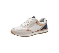 Tamaris Damen Sneaker Synthetik, weiß, 39 EU
