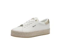 Tamaris Damen Sneaker Synthetik, weiß, 39 EU