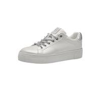 Tamaris Damen Sneaker Synthetik, weiß, 40 EU