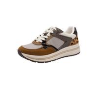Tamaris Damen Sneaker Textil | 1-23735-47 - Schnürung, herausnehmbares Fußbett, flache Sohle
