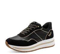 Tamaris Damen Sneaker Textil | 1-23766-46 - Schnürung, herausnehmbares Fußbett, STEP IN, flache Sohle