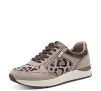 Tamaris Damen Sneaker Textil, braun, 39 EU