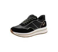 Tamaris Damen Sneaker Textil, schwarz, 38 EU