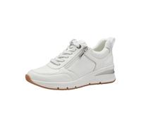 Tamaris Damen Sneaker Textil, weiß, 40 EU