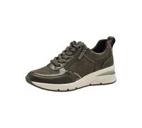 Tamaris Damen Sneaker Vegan; Olive Combined, EU 37