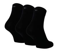 Kurzsocken TAMARIS "Socken Comfort Cotton Socks 3-Pack 3er Pack", Damen, Gr. 39-42, schwarz, Obermaterial: 80% Baumwolle CO. 18% Polyamid PA. 2% Elasthan EL., Socken (44599417-39) schwarz