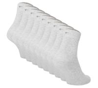 Tamaris Damen Socken, 9er Pack - Comfort Cotton Socks, Crew Socken, einfarbig Grau / 35-38 35-38 Grau
