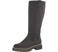 Tamaris Damen Stiefel 26617-21,Frauen Boots,Langschaftstiefel,gefüttert,Reißverschluss,Blockabsatz 3.5cm,Anthracite,EU 36