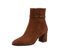 Stiefelette TAMARIS, Damen, Gr. 36, braun (muscat), Ziegenveloursleder, unifarben, elegant, Schuhe, Blockabsatz, Businessschuh, Abendschuh mit Touch it-Ausstattung (39197248-36) muscat