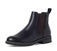 Tamaris Damen-Stiefel, Chelsea-Stiefel, TOUCHIT, Marineblau, Graphit, 37 EU