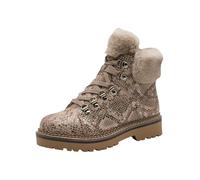 Tamaris Damen Stiefel Leder beige 37