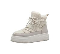 Tamaris Damen Stiefelette DUO-Tex 1-26807-4 Sportliche Winterschuhe Beige Größe 39