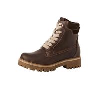 Tamaris Winterboots Damen-Schnürboots aus Leder mit PrimaLoft mokka Größe 39