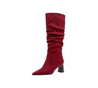 Tamaris Damen Stiefel Leder rot 37