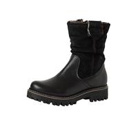 Winterstiefelette TAMARIS, Damen, Gr. 39, schwarz, Leder, Veloursleder, unifarben, Schuhe (84001751-39) schwarz