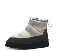 Winterboots TAMARIS, Damen, Gr. 41, altsilberfarben, schwarz, Lederimitat, Textil, Schuhe, Plateau, Snowboots, Outdoorschuh, Schnellverschluss am Schaftrand (65755044-41) altsilberfarben, schwarz