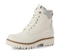Winterboots TAMARIS, Damen, Gr. 39, sanftes weiß, Leder, unifarben, Schuhe Winterboots, Schnürboots, Outdoorschuh mit PrimaLoft-Ausstattung (68554764-39) sanftes weiß