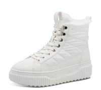 Tamaris Damen Stiefel Leder weiß 40