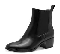 Stiefelette TAMARIS "Tamaris Stiefelette Leder/Textil", Damen, Gr. 41, schwarz, Leder, Textil, Schuhe (13209110-41) schwarz