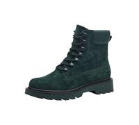Tamaris Lace Up Boots Stiefel grün Leder 1-25909-41 - Größe 40
