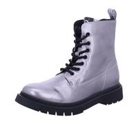 Tamaris Damen Stiefelette Blockabsatz Wechselfußbett Silber Größe 37