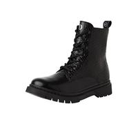 Tamaris Damen Stiefelette Blockabsatz Wechselfußbett; BLACK STRUCTURE, EU 39