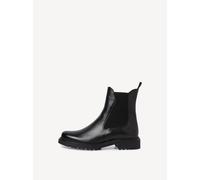 Tamaris Chelsea Boots aus Leder-Mix in Black, Größe 36