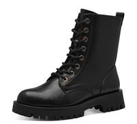 Tamaris Damen Stiefelette Vegan; BLACK/GOLD, EU 38
