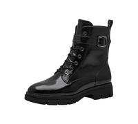 Tamaris Damen Stiefelette Vegan; BLACK PATENT, EU 37