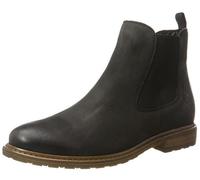 Tamaris Damenschuhe Klassische Stiefeletten BLACK LEATHER BLACK LEATHER - Gr. - 37