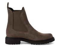 Tamaris Damen Taupe Braun Leder Klassische Hohe Chelsea Stiefeletten EU 36