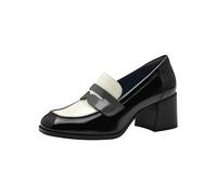 Tamaris Damen Trotteur Blockabsatz bequem; Olive Combined, EU 41