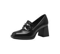 Tamaris Damen Trotteur Leder bequem; Black, EU 36
