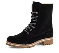 Tamaris Damen Warmfutter Schnürstiefelette schwarz 38