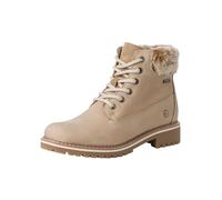 Tamaris Damen Warmfutter Stiefel Blockabsatz Duo-Tex; BEIGE/FUR, EU 39