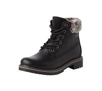 Tamaris Damen Warmfutter Stiefel Blockabsatz Duo-Tex; BLACK LEATHER/FUR, EU 37