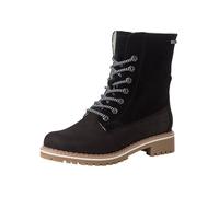 Tamaris Stiefelette 1-26443-41 001 – Leder Warmfutter Duo-Tex Blockabsatz Schwarz Größe 37
