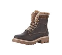 Tamaris Lace Up Winter Boots braun Leder wasserabweisend 1-26275-43 - Größe 39