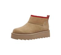 Tamaris Stiefelette Damen 1-26028-43 310 Warmfutter Leder Wechselfußbett Camel Größe 38
