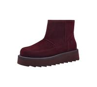 Tamaris Damen Stiefel 26818-43 - Leder, Warmfutter, Wechselfußbett - Merlot Größe 38