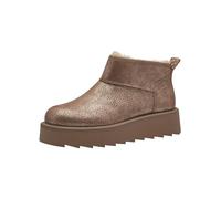 Tamaris Damen Warmfutter Stiefel Textil Vegan; BRONCE, EU 41