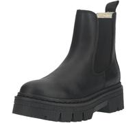 Winterboots TAMARIS, Damen, Gr. 42, schwarz, Leder, Schuhe Winterboots, Blockabsatz, Winterstiefelette mit Anziehlasche (28903906-42) schwarz