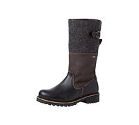 Tamaris Damen Winterstiefeletten BLACK COMB Leder schwarz Größe 37