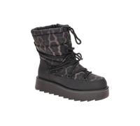 Winterboots TAMARIS, Damen, Gr. 39, Warmfutter, schwarz (schwarz, leo), Lederimitat, Textil, Schuhe Winterboots, Plateau, Winterstiefelette, mit hochwertiger Duo-Tex-Ausstattung (19711169-39) schwarz,
