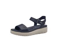 Tamaris Damen Wedge/Plat Sandal - 1-28260-42 805 37 NAVY - COMFORT-Lining