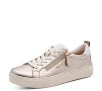 Tamaris Leder/Synthetik Sneaker, gold, 41 Hellgold