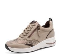 Tamaris Damen Wide Fit Damen Sneaker flach mit Schnürsenkeln mit Reißverschluss